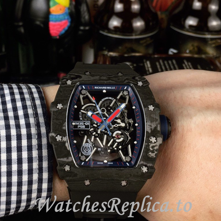 Richard Mille Replica RM35-02 Rubber strap 50MM - WatchesReplica.is