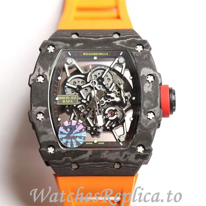 Richard Mille Replica RM35-02 Rubber strap 50MM - WatchesReplica.is