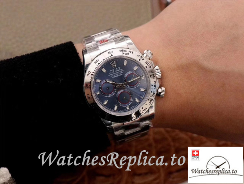 Swiss Rolex Daytona Cosmograph Replica 116509-78599 Silver Strap 40MM - WatchesReplica.is
