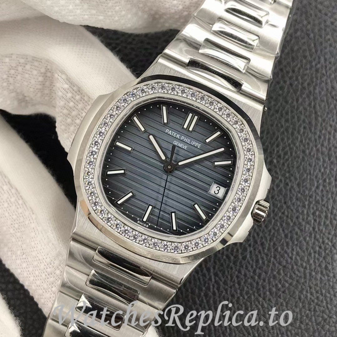 Patek Philippe Replica Nautilus 5713 Stainless steel strap 40MM - WatchesReplica.is
