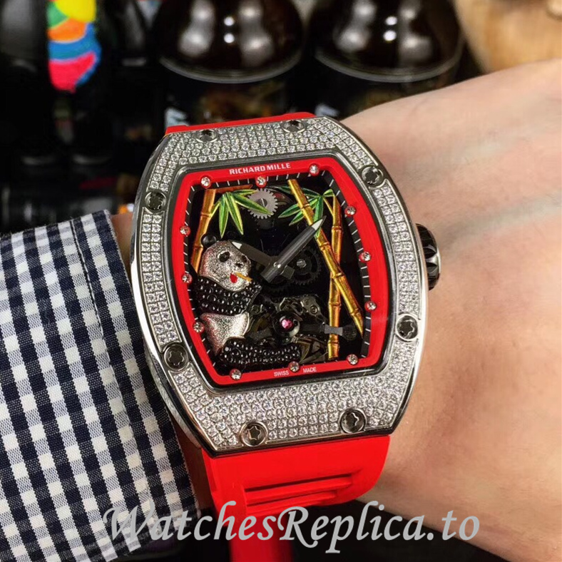 Richard Mille Replica RM26-01 Rubber strap 50MM - WatchesReplica.is