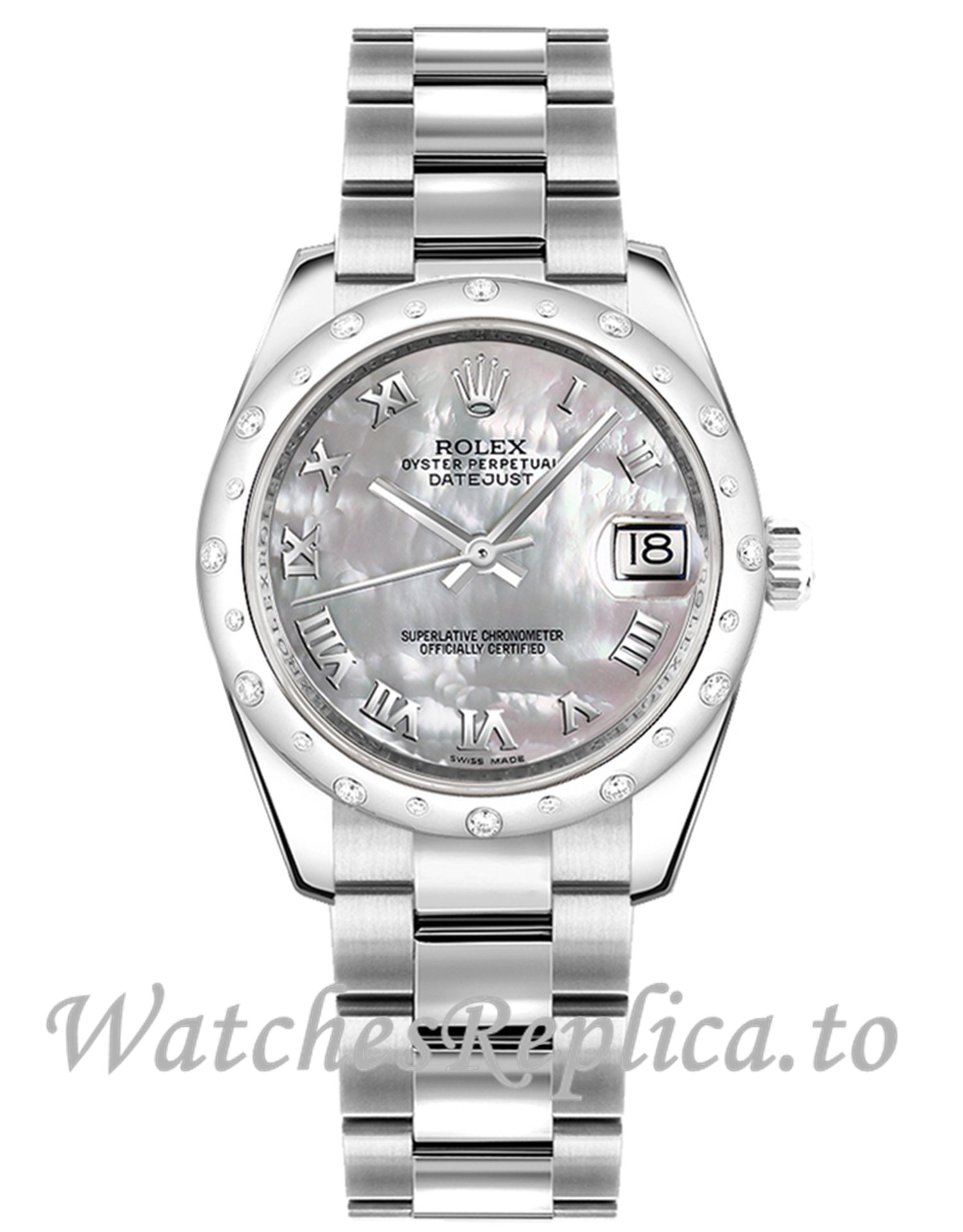 Rolex Datejust Fake 178344-0027 Stainless Steel Strap 31mm - WatchesReplica.is