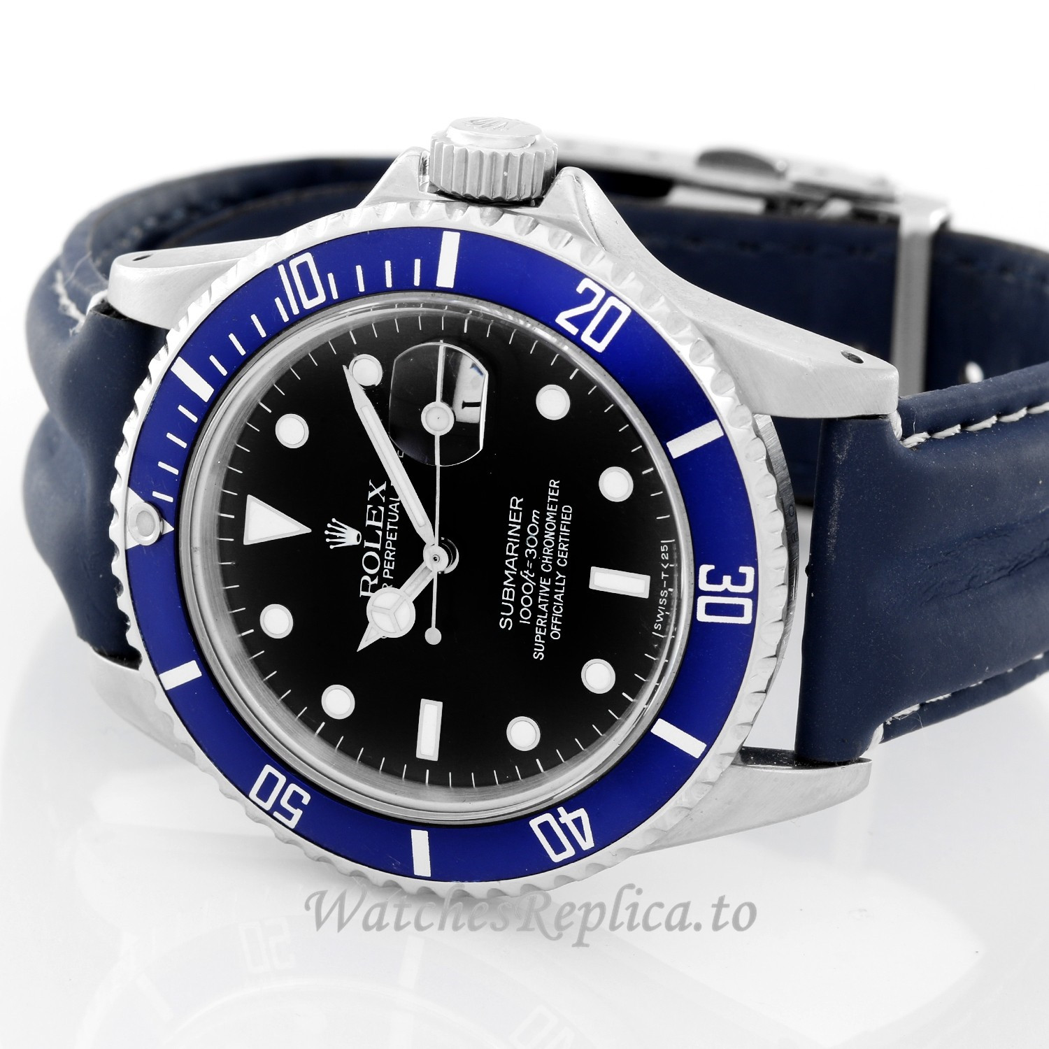 Rolex Submariner Rubber Strap 16610 - WatchesReplica.is