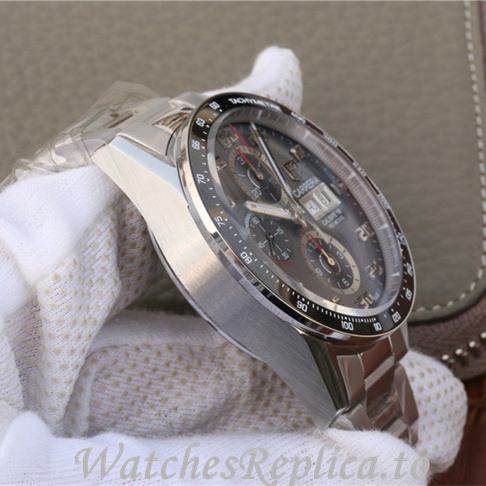Tag Heuer Replica Carrera Stainless steel strap 43MM - WatchesReplica.is