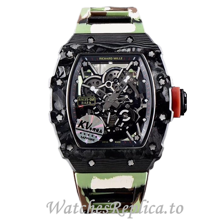 Richard Mille Replica RM35-02 Rubber strap 50MM - WatchesReplica.is