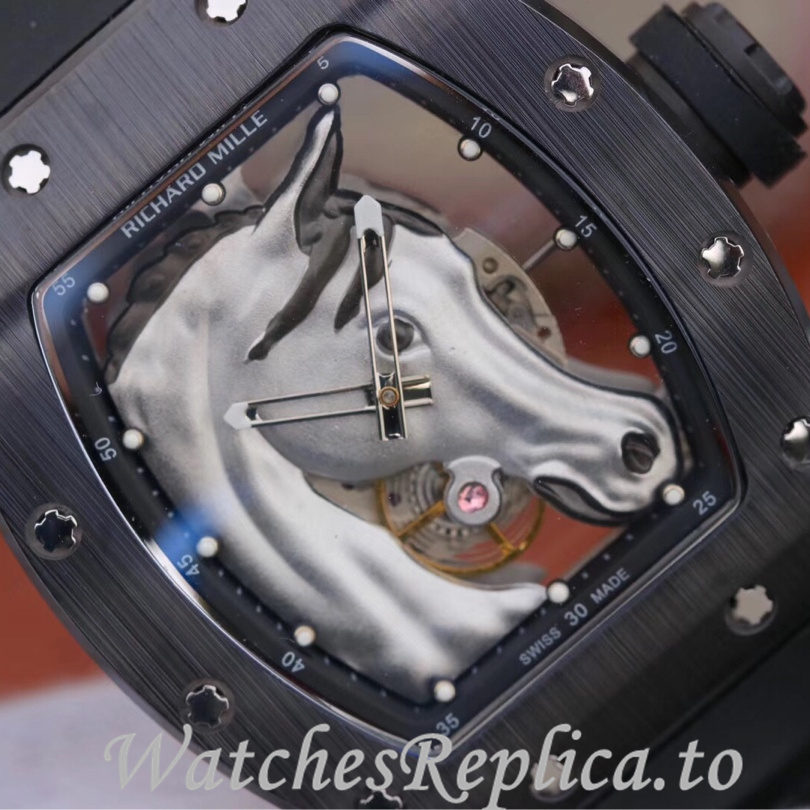 Richard Mille Replica RM52-02 Rubber strap 50MM - WatchesReplica.is