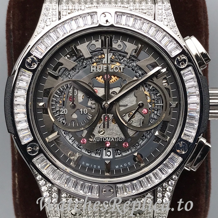 Hublot Replica Classic Fusion Leather strap 45MM - WatchesReplica.is