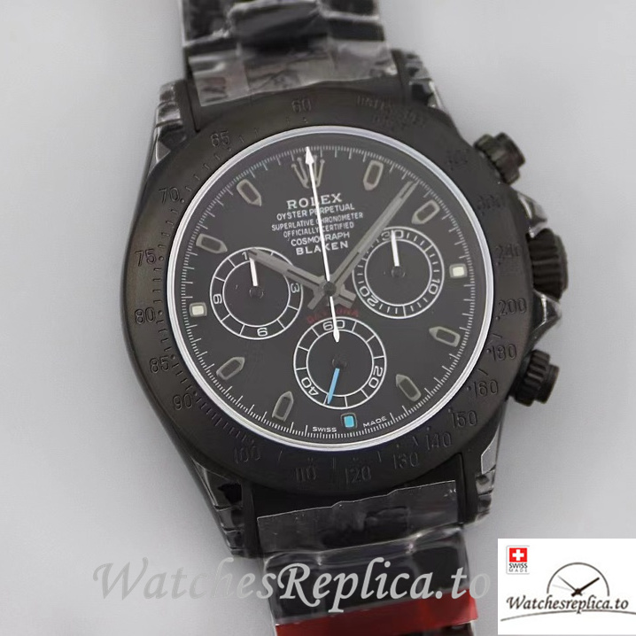 Swiss Rolex Daytona Replica Stainless steel strap 40MM - WatchesReplica.is