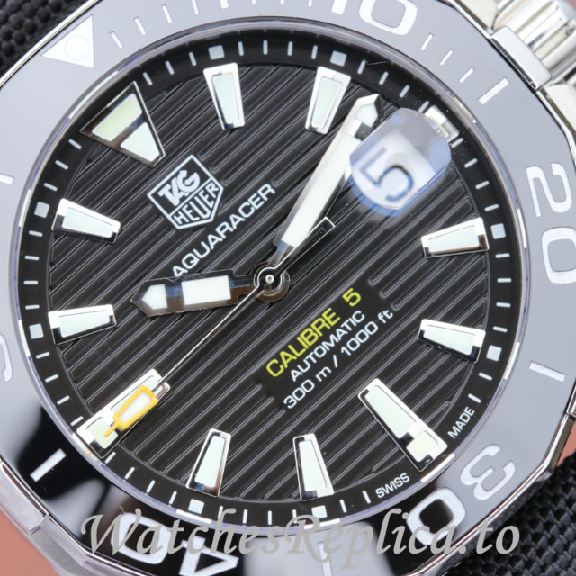 Tag Heuer Replica Aquaracer WAY211A.FC6362 Canvas strap 41MM - WatchesReplica.is
