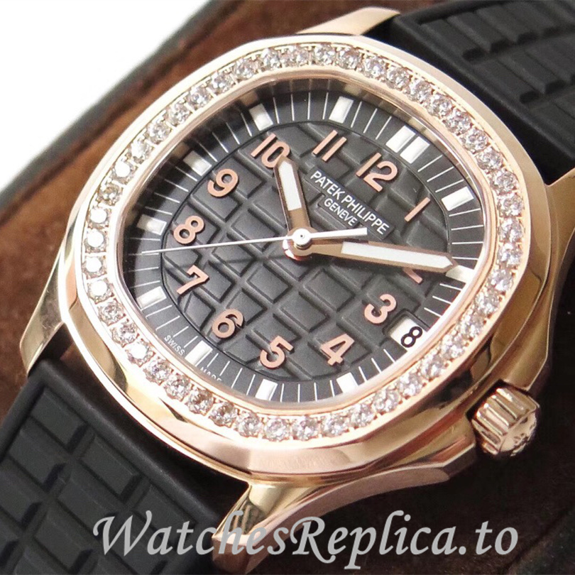 Patek Philippe Replica Aquanaut Rubber strap 35.6MM - WatchesReplica.is