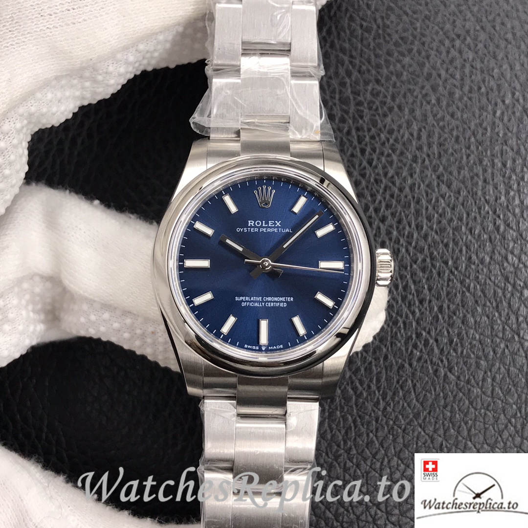 Swiss Rolex Oyster Perpetual Replica 277200 Stainless steel strap 31MM - WatchesReplica.is