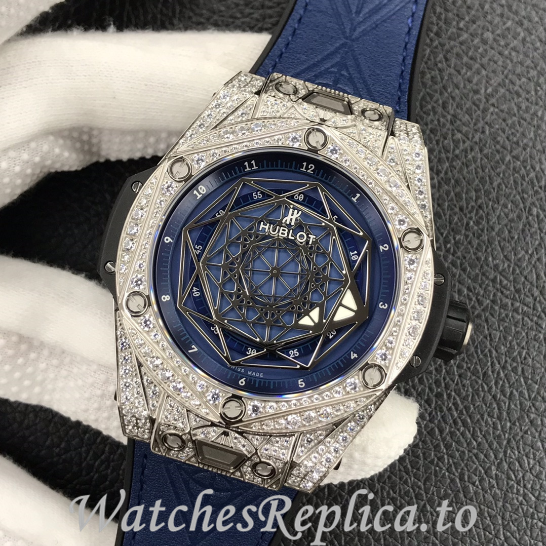 Hublot Replica Big Bang Series Tattoo Rubber strap 45MM - WatchesReplica.is