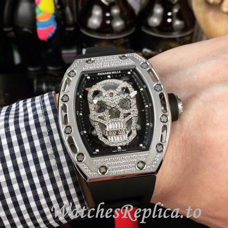 Richard Mille Replica RM052 Rubber strap 50MM - WatchesReplica.is