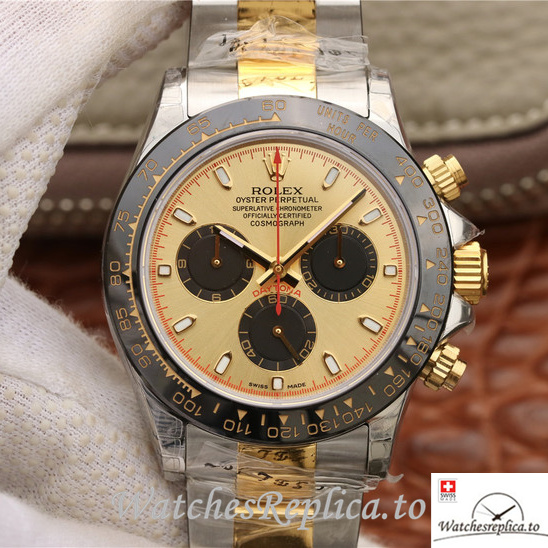 Swiss Rolex Daytona 116508 Stainless steel strap 40MM - WatchesReplica.is