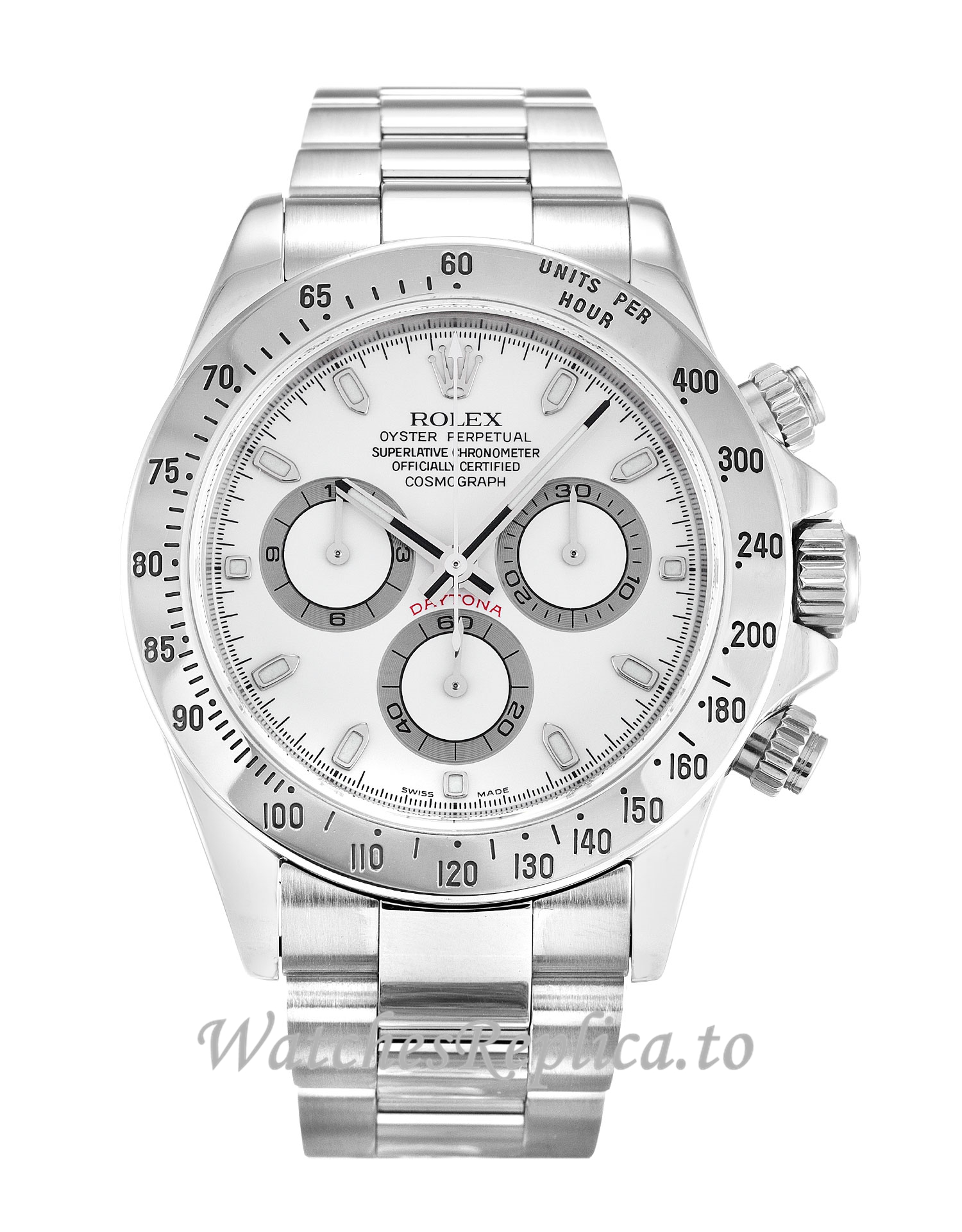 Rolex Daytona White Dial 116520 - WatchesReplica.is