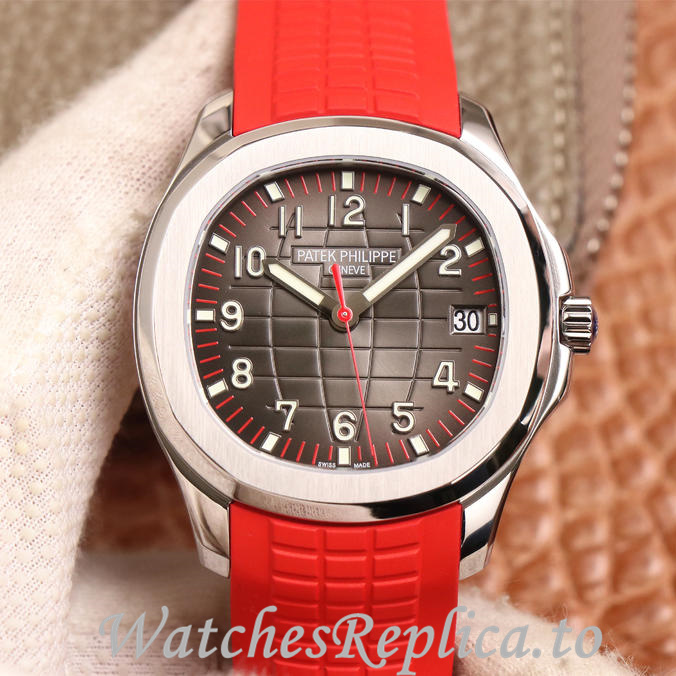 Patek Philippe Replica Aquanaut Rubber strap 42MM - WatchesReplica.is
