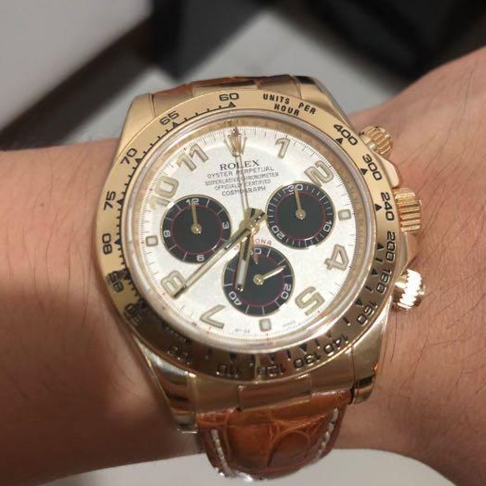 Rolex Daytona White Dial 116518 - WatchesReplica.is