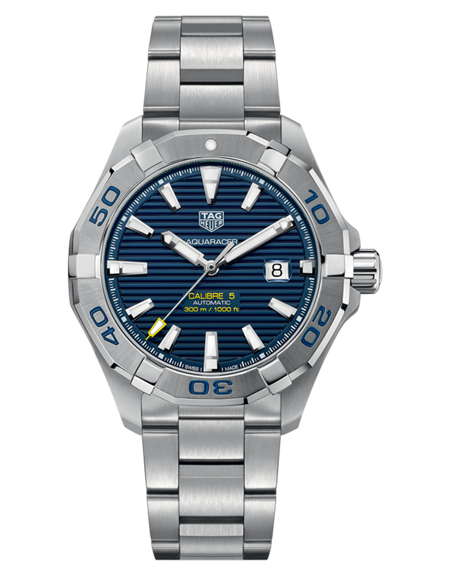 TAG Heuer Aquaracer 43mm Blue Line Dial WAY2012.BAO927 - WatchesReplica.is