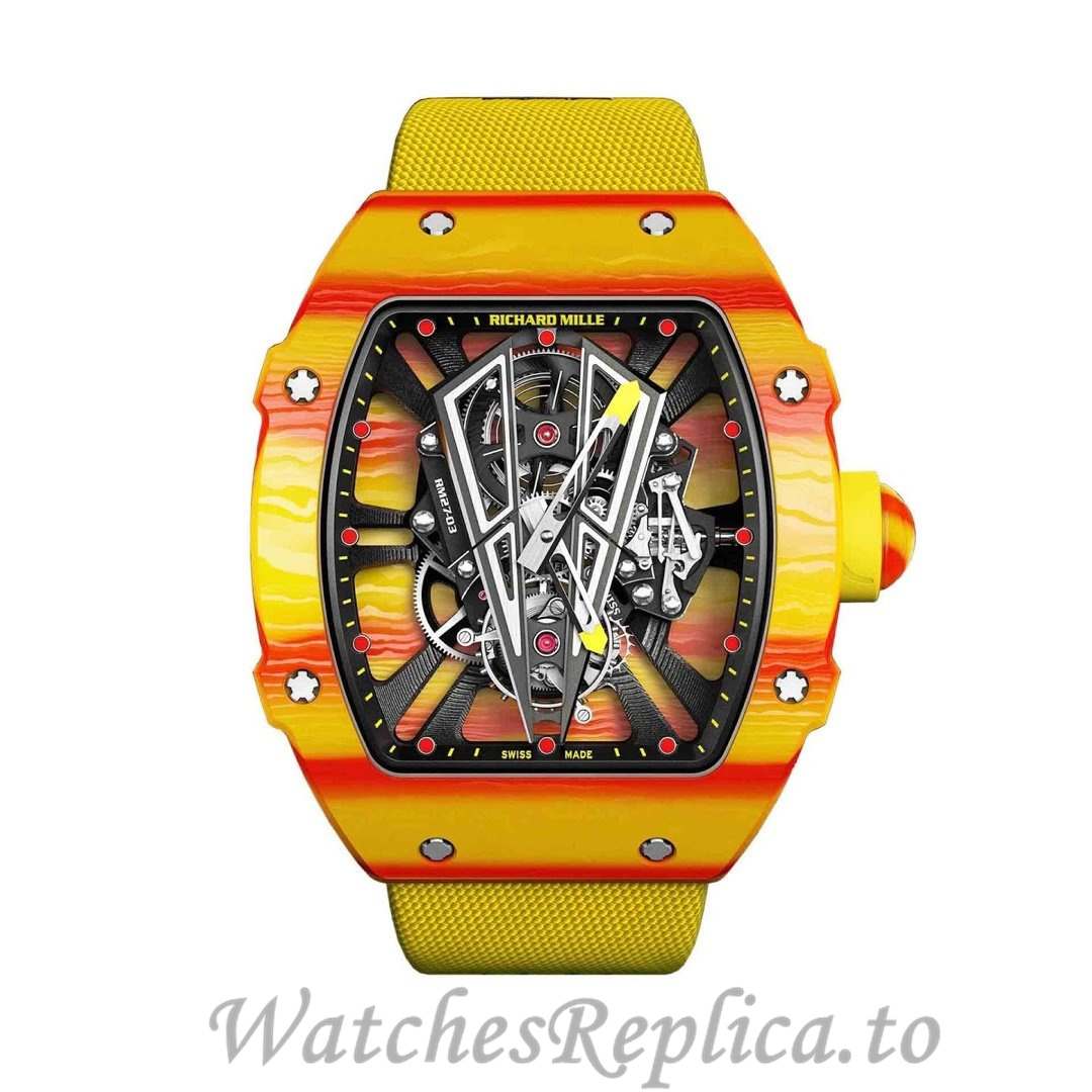 Richard Mille Replica RM27-03 Canvas strap 48MM - WatchesReplica.is