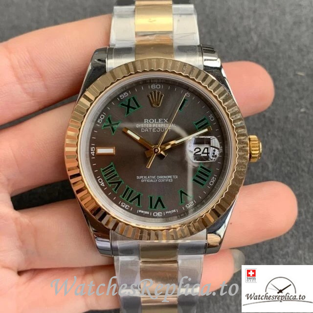 Swiss Rolex Datejust Replica 126333-0019 Stainless steel strap 41MM - WatchesReplica.is