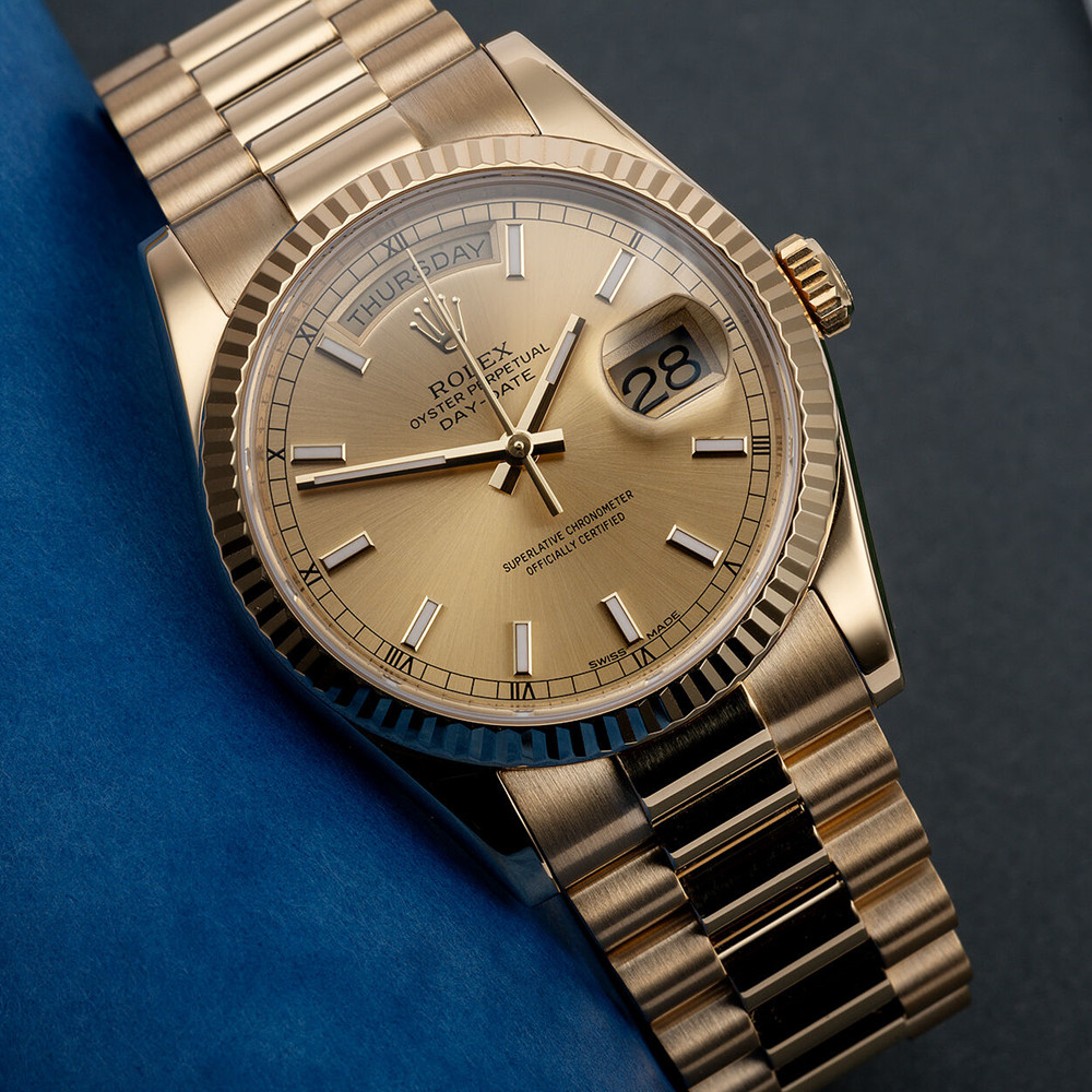Rolex Replica Day-Date 36mm 18238 - WatchesReplica.is