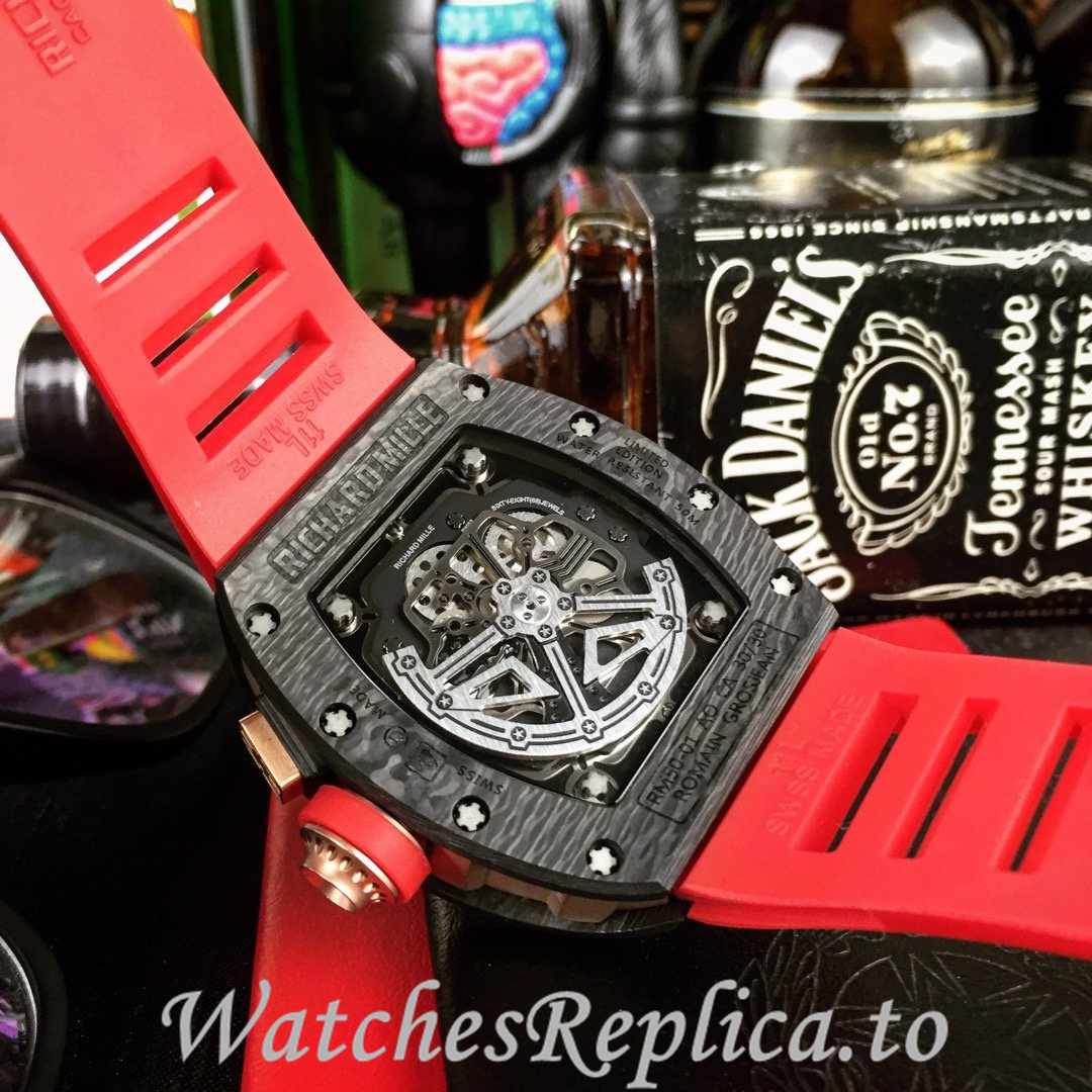 Richard Mille Replica RM50-01 Rubber strap 50MM - WatchesReplica.is