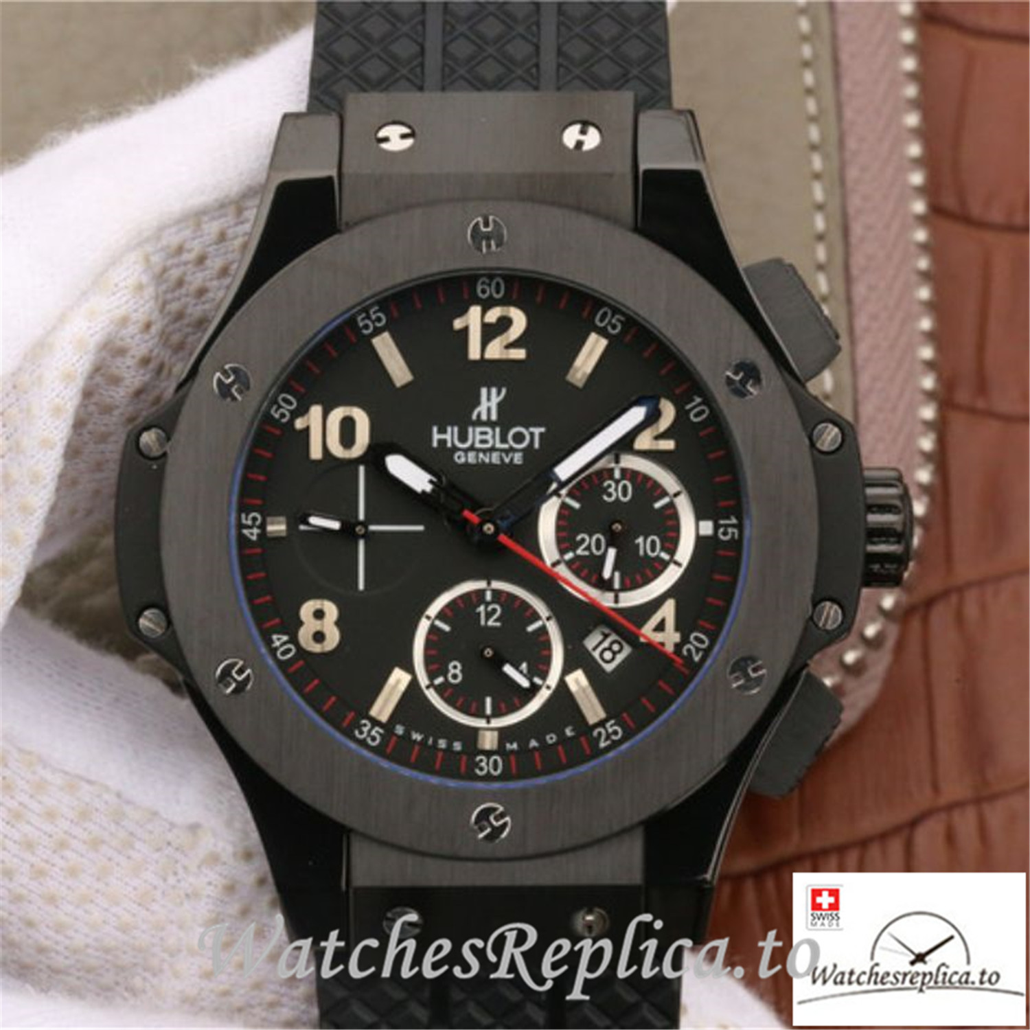 Swiss Hublot Big Bang Evolution Replica 301.CX.130.RX Black Strap 44MM - WatchesReplica.is
