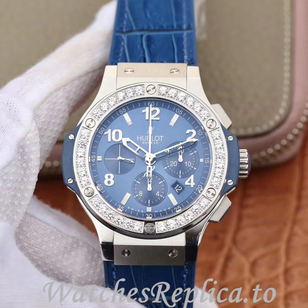 Hublot Replica Big Bang Leather strap 44MM - WatchesReplica.is