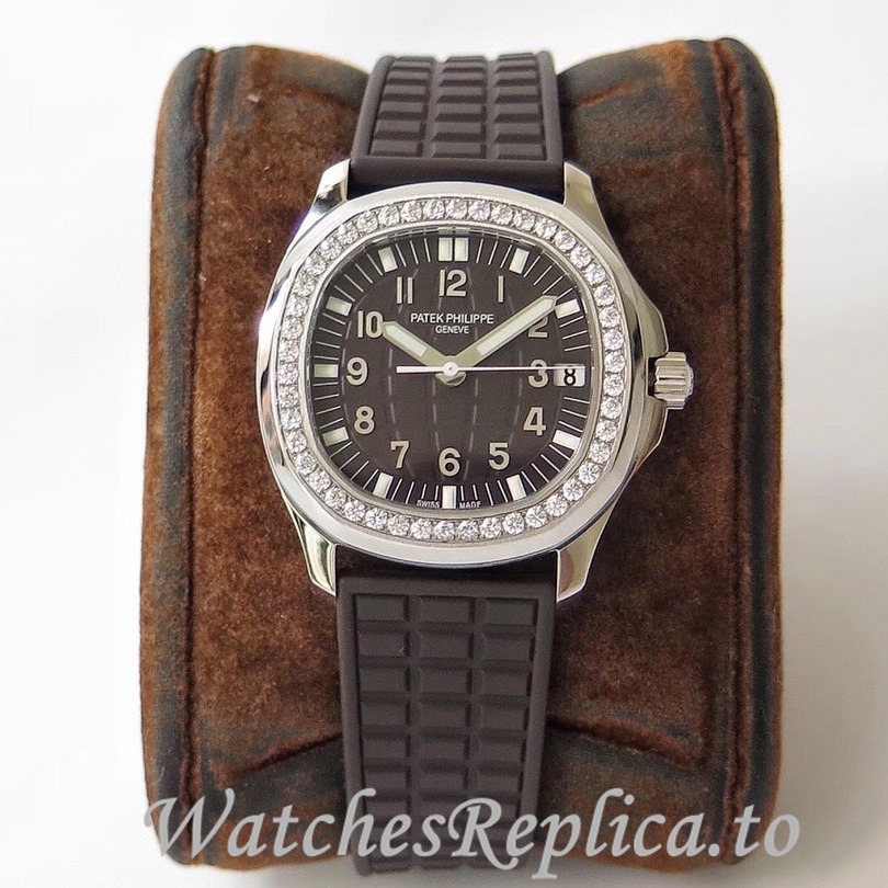 Patek Philippe Replica Aquanaut Rubber strap 35.6MM - WatchesReplica.is