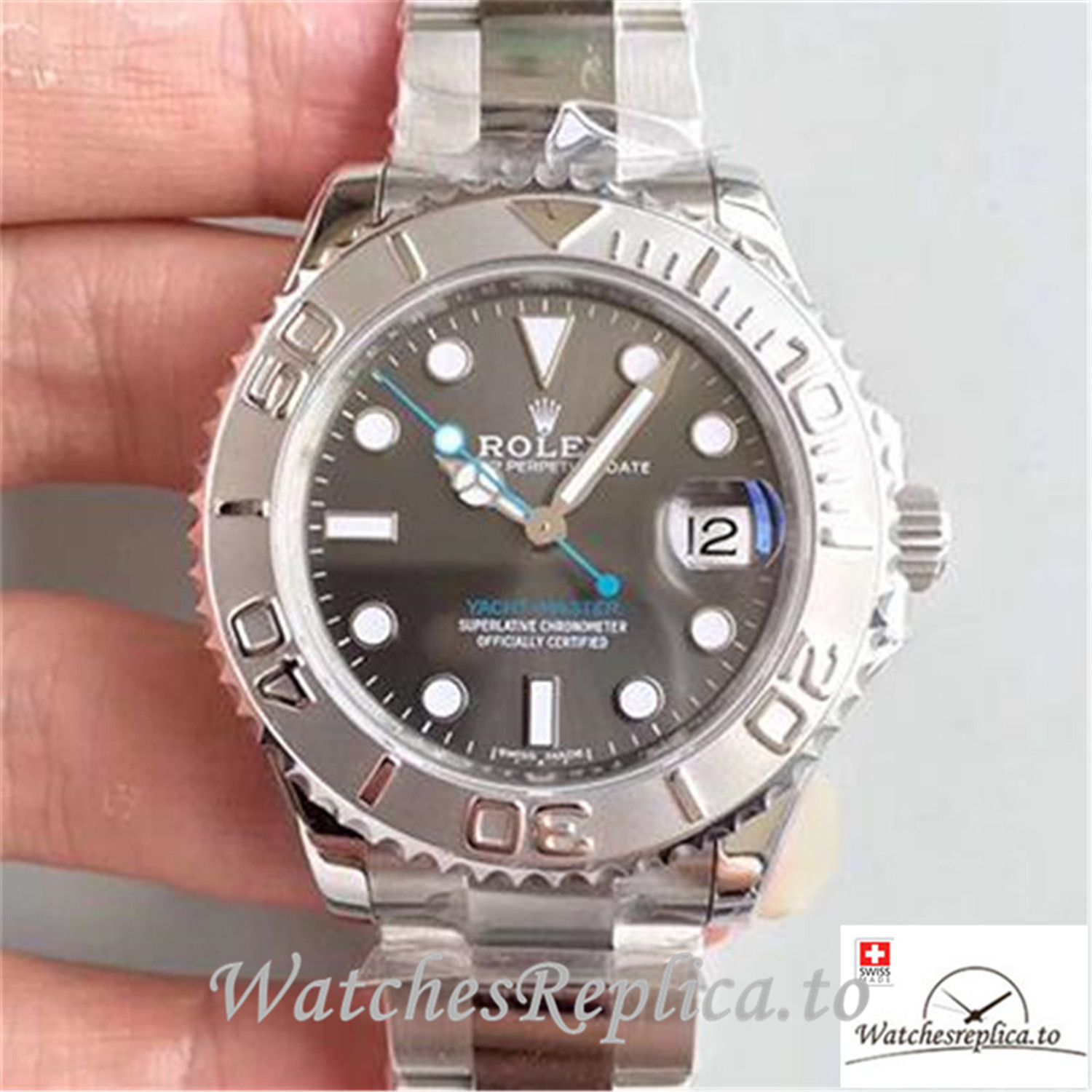Rolex Yacht Master Replica 116622 Silver Bezel 40MM - WatchesReplica.is