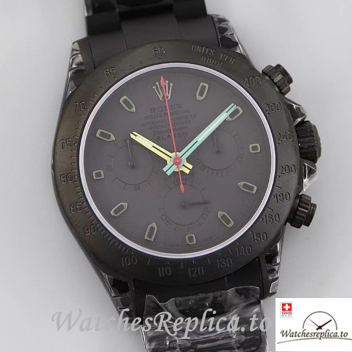 Swiss Rolex Daytona Replica Stainless steel strap 40MM - WatchesReplica.is