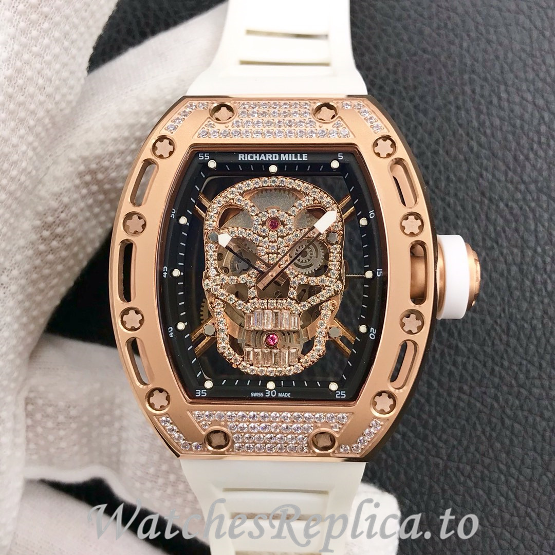 Richard Mille Replica RM052 Rubber strap 50MM - WatchesReplica.is