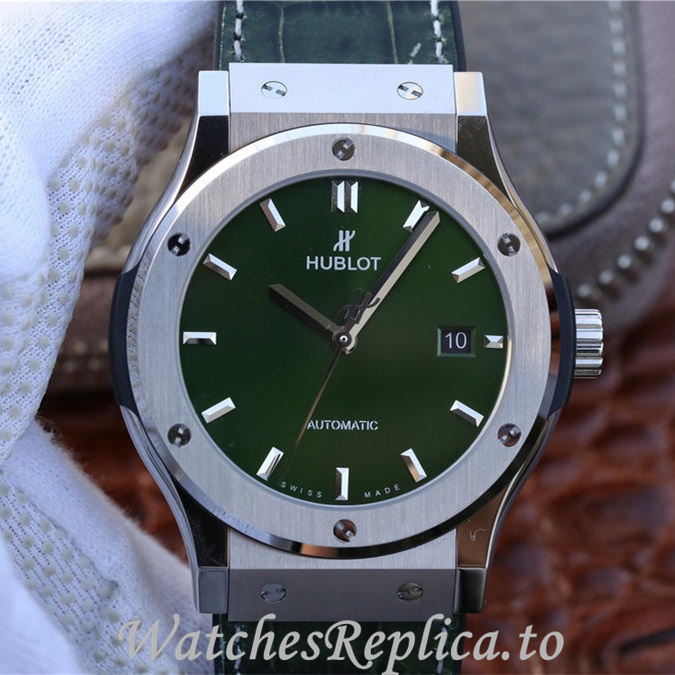 Hublot Replica Classic Fusion Series Leather strap 42MM - WatchesReplica.is