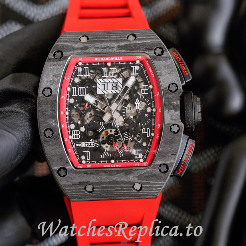 Richard Mille Replica RM11-03 Rubber strap 50MM - WatchesReplica.is