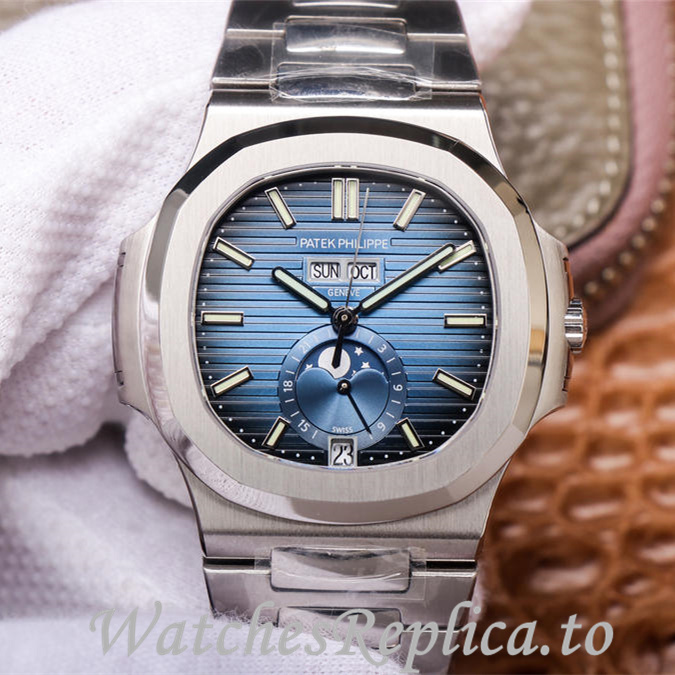 Patek Philippe Replica Nautilus 5726 Stainless steel strap 40.5MM - WatchesReplica.is