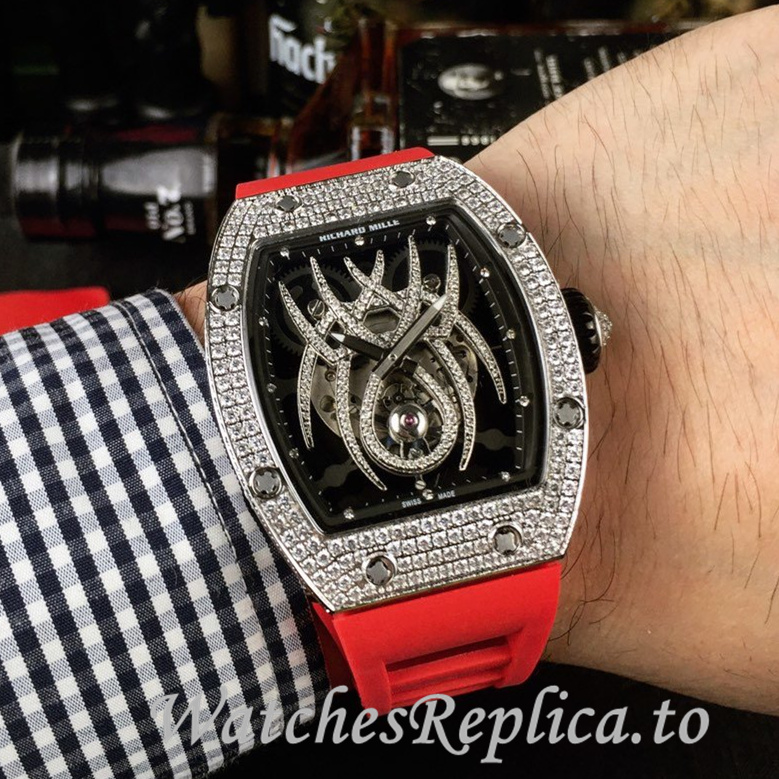 Richard Mille Replica RM19-01 Rubber strap 50MM - WatchesReplica.is