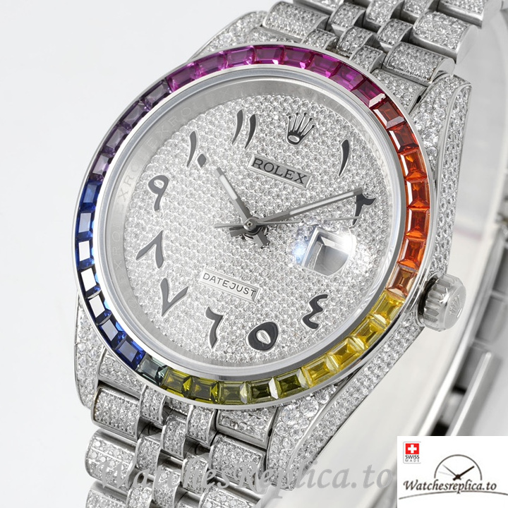 Swiss Rolex Datejust Replica 1263341 0018 Stainless steel strap 41MM - WatchesReplica.is