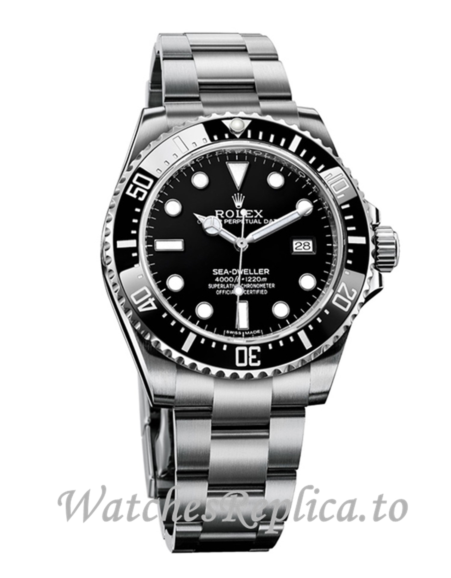Rolex Sea-Dweller Replica 116600 Black Dial - WatchesReplica.is