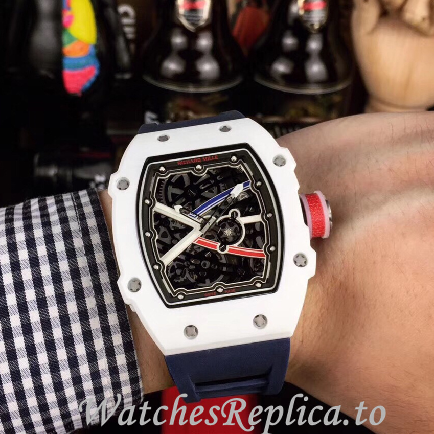 Richard Mille Replica RM67-02 Rubber strap 38.70x47.52MM - WatchesReplica.is