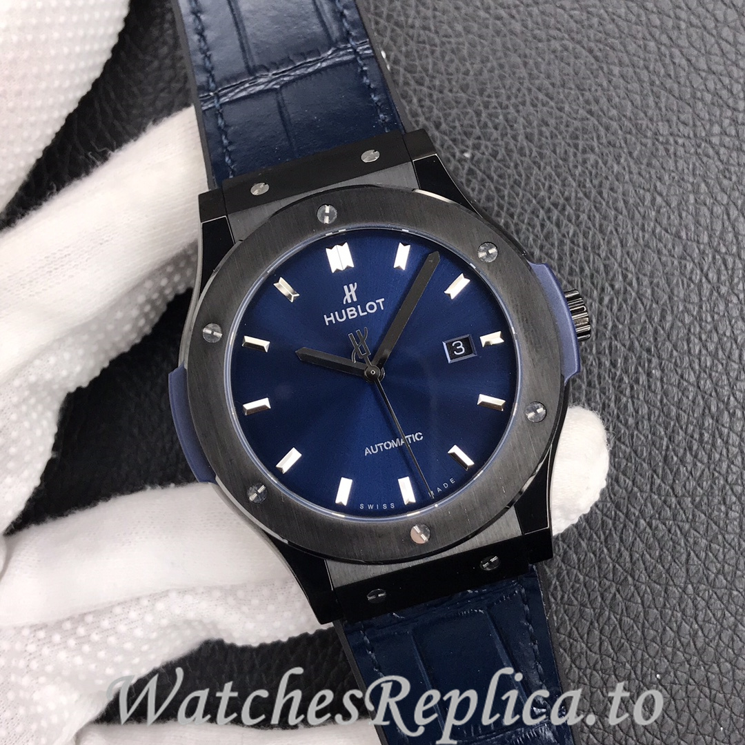 Hublot Replica Classic Fusion Series Leather strap 45MM - WatchesReplica.is
