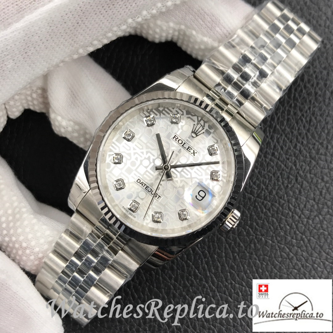 Swiss Rolex Datejust 126334 Replica Stainless steel strap 41MM - WatchesReplica.is