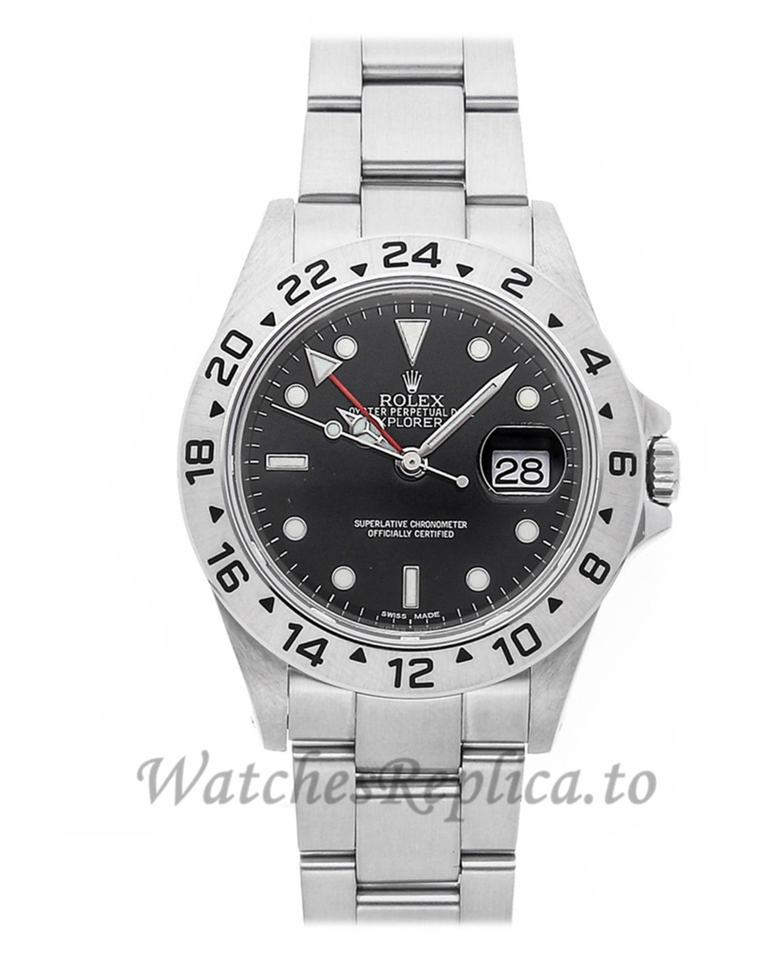 Rolex Replica Explorer II Stainless Steel 40mm 16570 - WatchesReplica.is