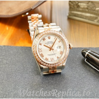 Swiss Rolex Datejust Replica 126284 Stainless steel strap 36MM - WatchesReplica.is