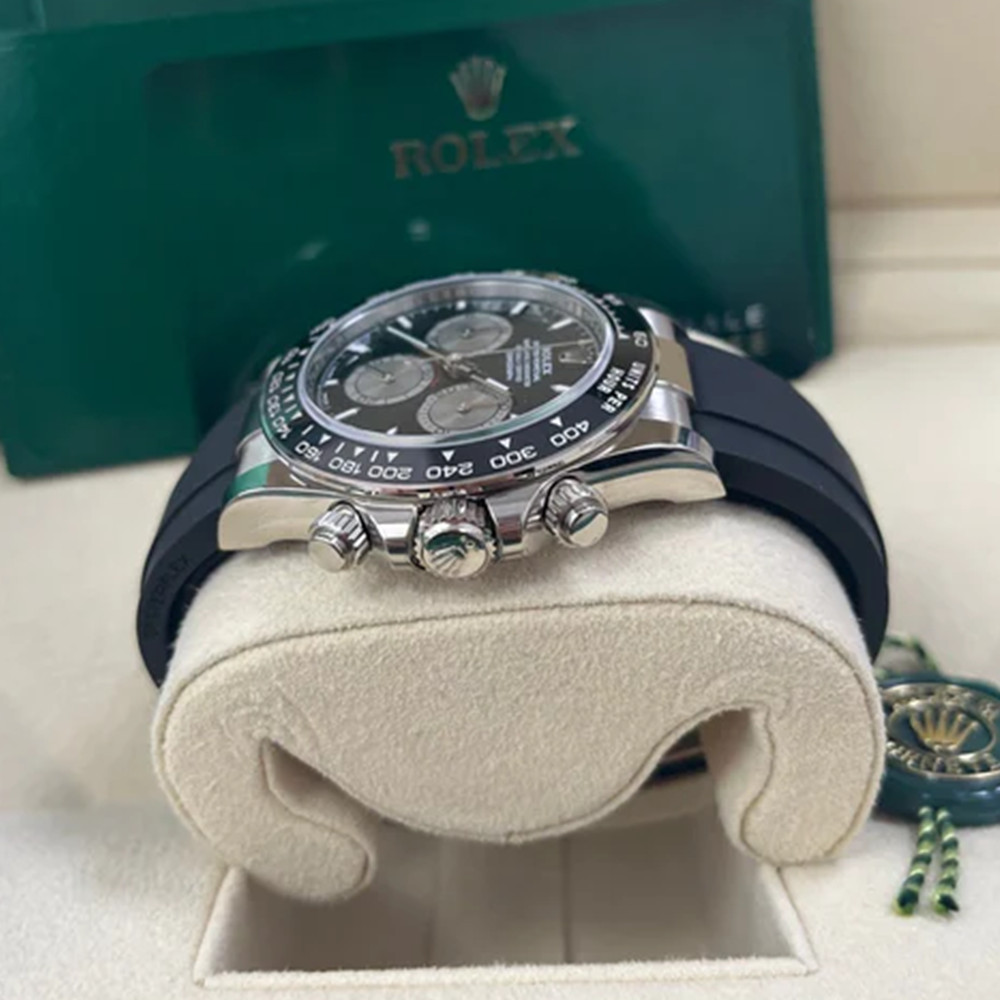 Rolex Daytona Black & Steel Dial 40mm 126519LN - WatchesReplica.is