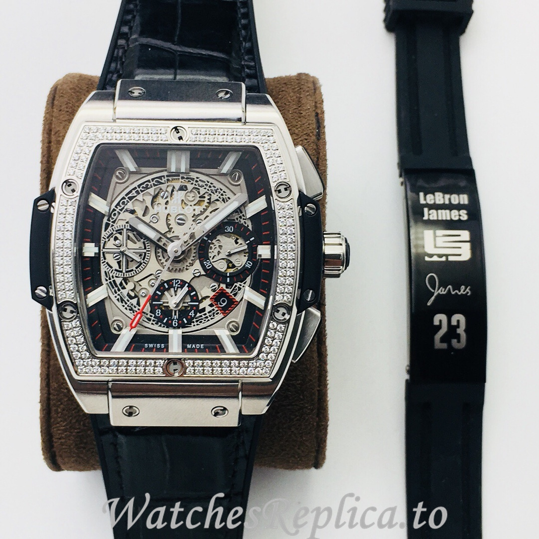 Hublot Replica SPIRIT OF BIG BANG Leather strap 42MM - WatchesReplica.is