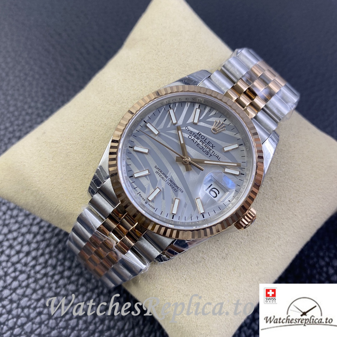 Swiss Rolex Datejust Replica 126233 Stainless steel strap 36MM - WatchesReplica.is