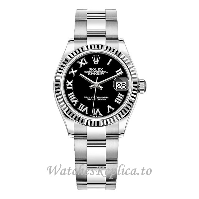 Replica Rolex Datejust m278274-0001 31MM Stainless steel strap Ladies Watch - WatchesReplica.is