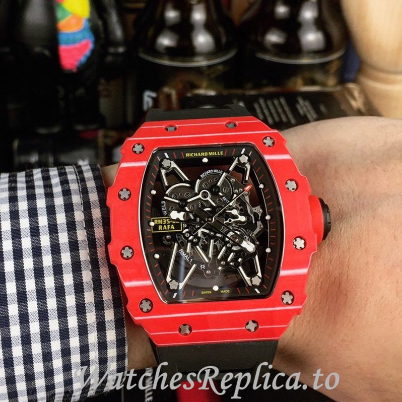 Richard Mille Replica RM35-02 Rubber strap 50MM - WatchesReplica.is
