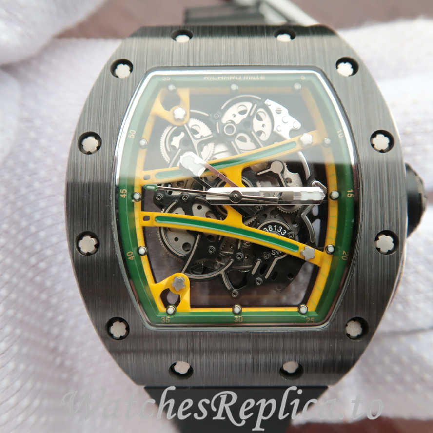 Richard Mille Replica RM61-01 Rubber strap 50MM - WatchesReplica.is