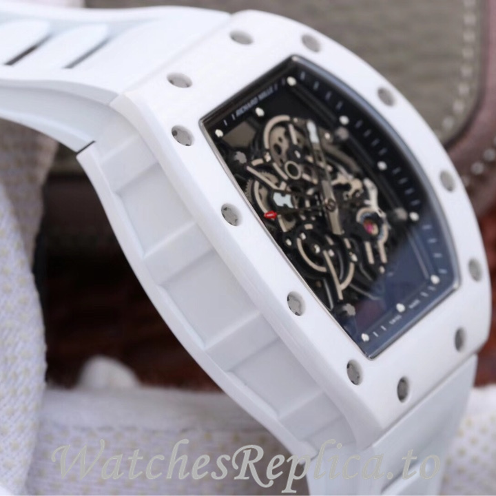 Richard Mille Replica RM055 Rubber strap 50MM - WatchesReplica.is